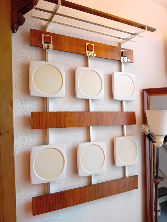 Image 1 of Italian vintage design wardrobe, coat rack j 60/70