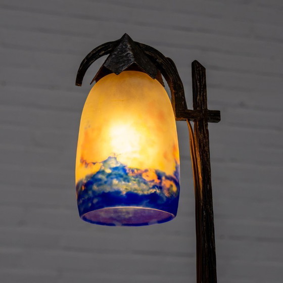 Image 1 of Lámpara de mesa francesa Art Déco Degué