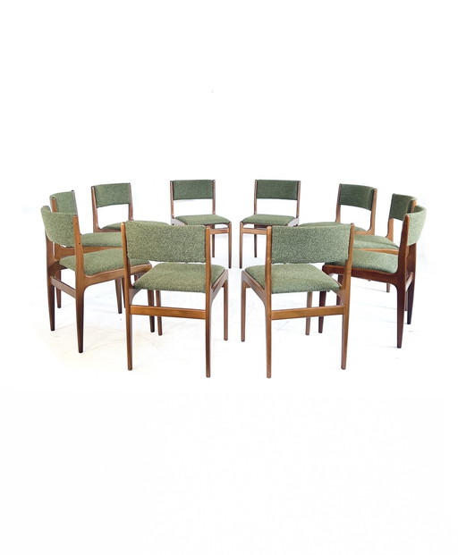 10x restored Danish dining chair '60s