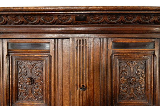 Image 1 of Fino armario Pilaster holandés del siglo XVII