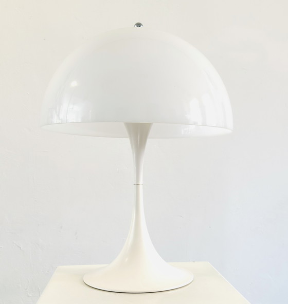 Image 1 of LARGE MODEL PANTHELLA ‘MUSHROOM’ TABLE LAMP BY VERNER PANTON FOR LOUIS POULSEN, DENMARK, 1971