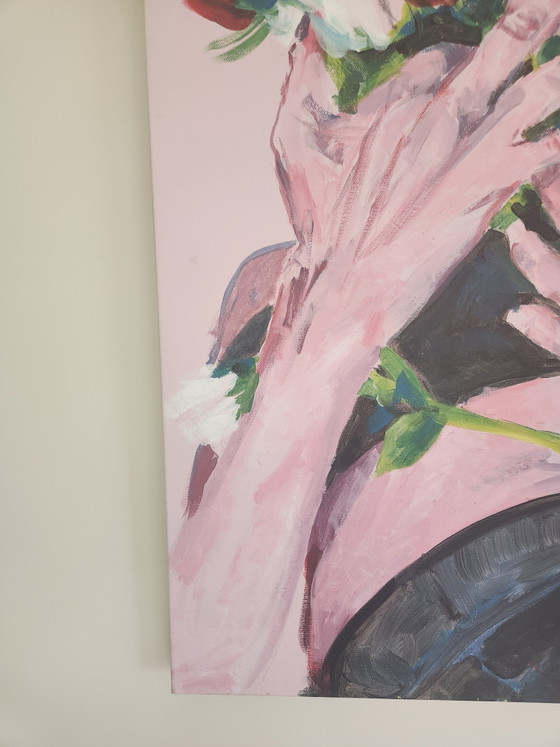 Image 1 of Original Painting 'Klone Alone' (2023) – Beautiful Figurative Work (80x60 cm)