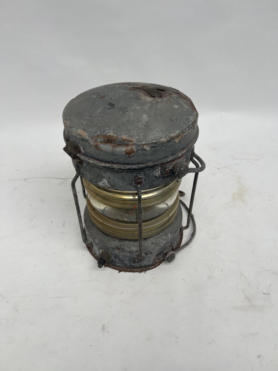 Image 1 of Antique ship's lamp