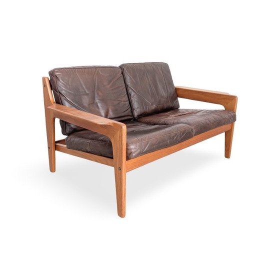 Image 1 of 2x Arne Wahl Iversen Midcentury Sofa Comfort Vintage Tweezitsbank