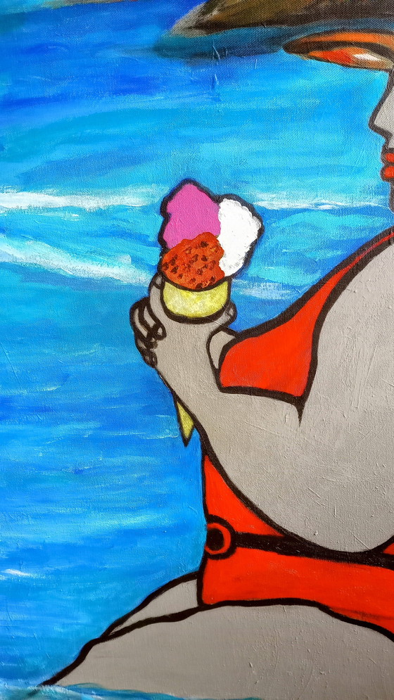 Image 1 of T.v.Steenbetgen "Big Sweet Summer" 100 x 100 cm New
