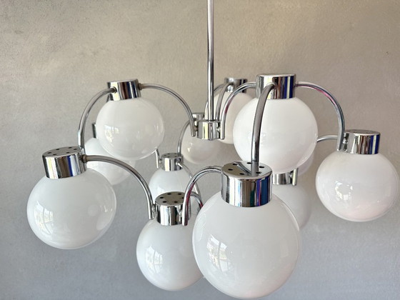Vintage Boulanger Sputnik – Chandeliers, Glass, Metal (photo 8 of 13)