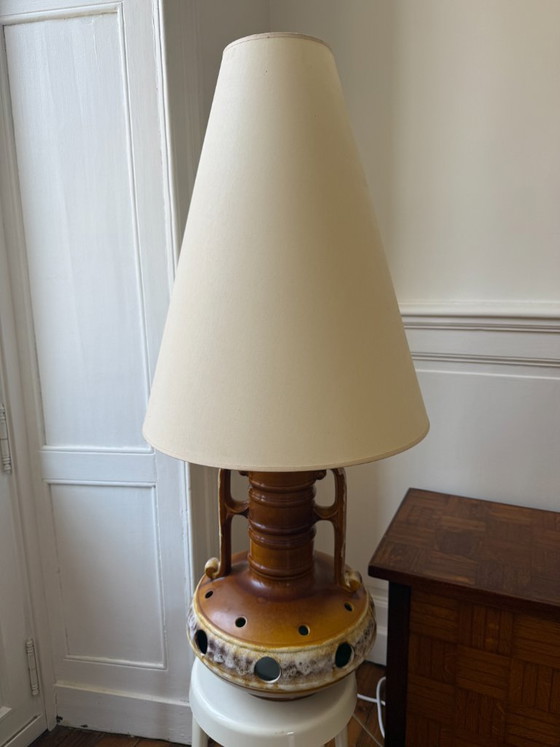 Image 1 of Ceramic floor lamp – Fat Lava Mid century - 1960s/70s
