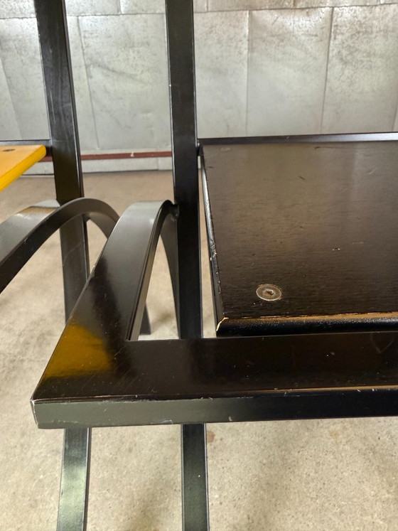 KFF Sinus chair, Karl Friedrich Förster (disponibilità: 3) – Sedie da pranzo, Pelle, Metallo (photo 8 of 17)