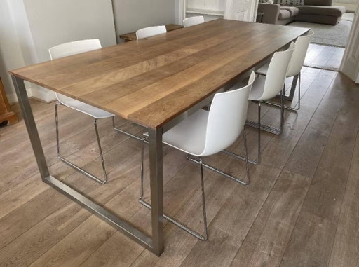Beautiful wooden and sturdy designer dining table