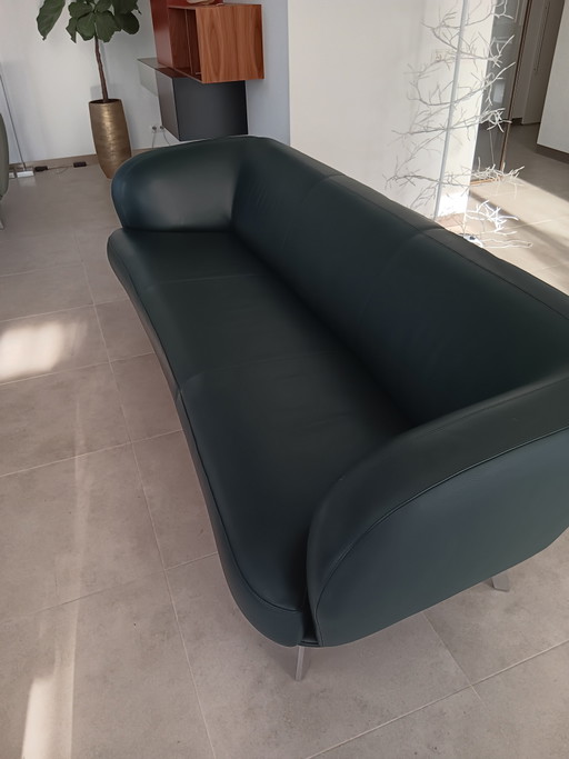 Beautiful Leolux sofa – 3 5 zitsbanken, Leather, Aluminium