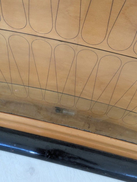Image 1 of Dassi - Vittorio Dassi - Table d'appoint - Cristal, Bois, Laiton - Intérieur miroir