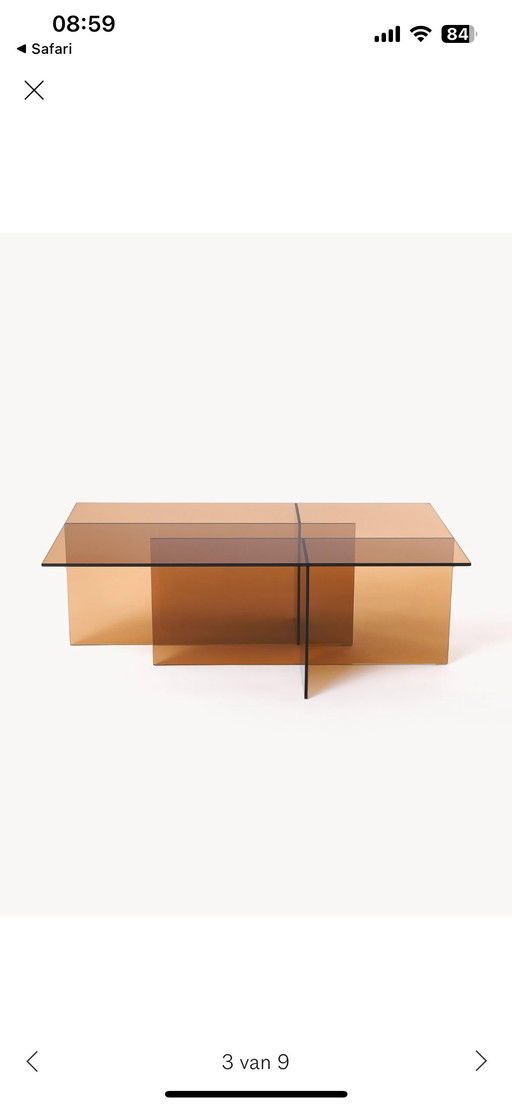Westwing Anouk Glazen Salontafel