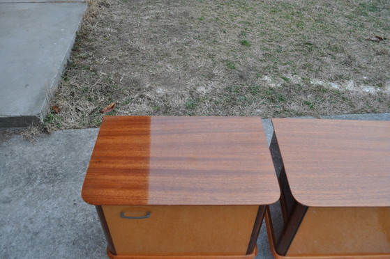 Comodini Mid-Century, anni '50, set di 2 – Legno, Mid Century Modern (photo 5 of 8)