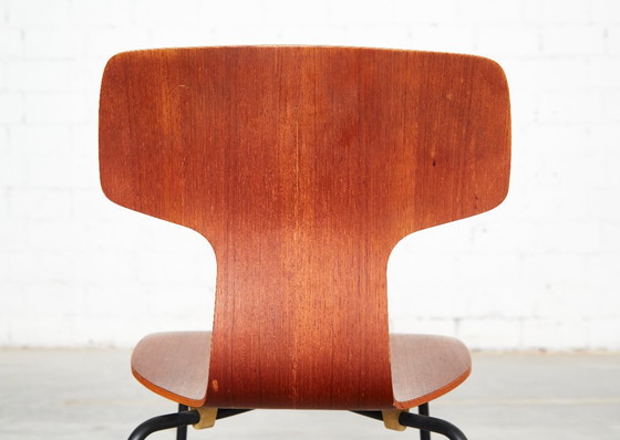 Arne Jacobsen 3103 Hammer Chair voor Fritz Hansen | Set van vier – Eetkamerstoelen, Wood (photo 7 of 20)