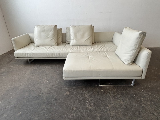 Image 1 of Walter Knoll Prime Time Ecksofa Leder hellgrau 