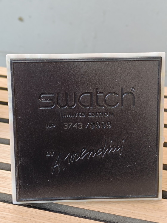 Image 1 of Swatch Special Mendini Tower 1998 horloge de table designer Alessandro Mendini