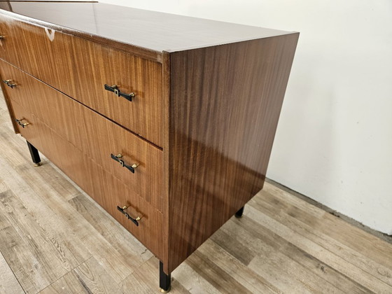 1960s Teak Three-Drawer Chest of Drawers – Wood (photo 3 of 15)