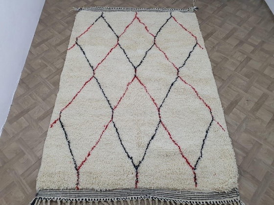 Image 1 of Alfombra bereber tradicional hecha a mano, tamaño 150/250 cm.