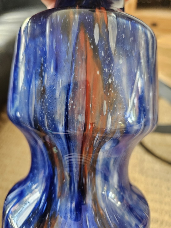 Image 1 of XL Vintage 'Flora' Art Glass Vase – František Koudelka (1970s) – Perfect condition!