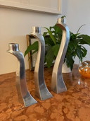 Candle holders (set of 3), Design Escapade Paris, 1980s