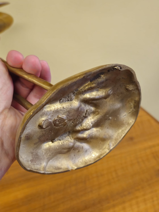 Image 1 of Grandi gru in ottone, uccelli gru, uccelli vintage