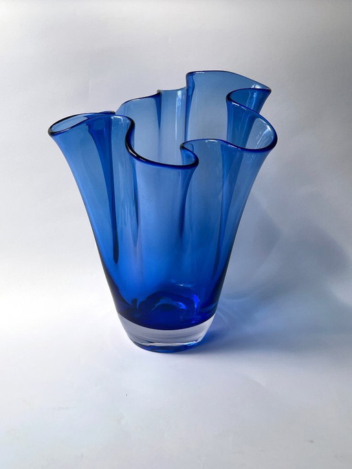 Danish Design - Vase Laguna Vase en mouchoir Per Lütken pour Holmegaard