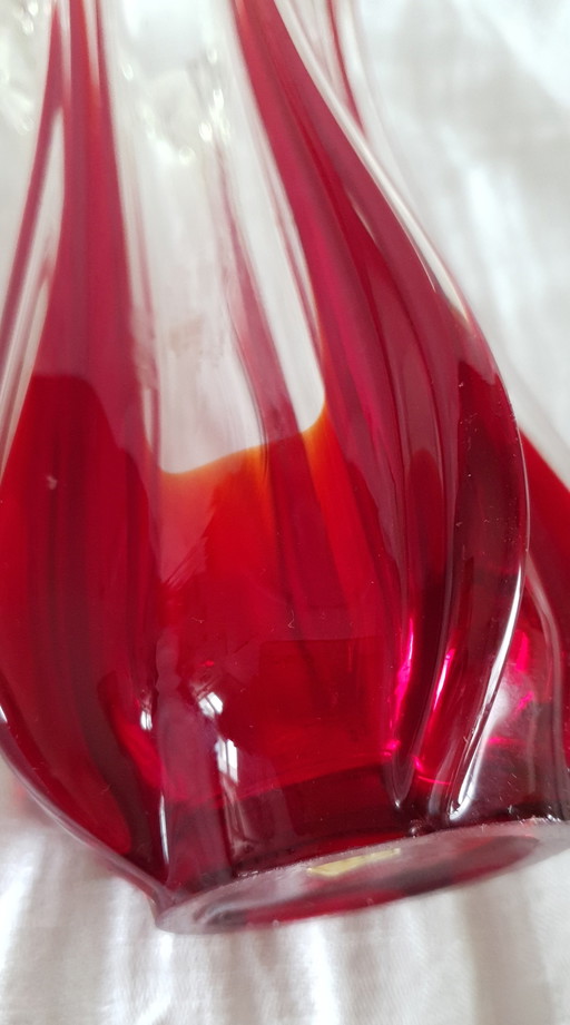 Jarrón de cristal de Murano de 28 cm
