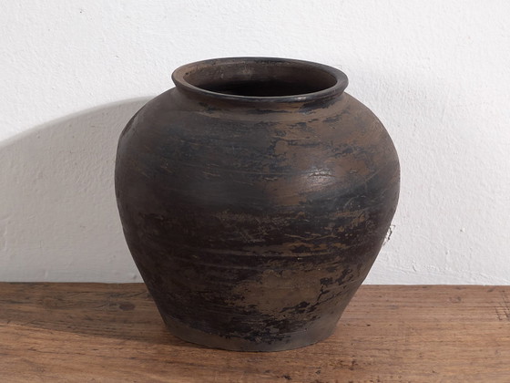 Vase ancien asiatique style wabi sabi (c.1900) #14 – Ceramic (photo 34 of 34)