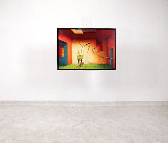 Image 1 of Plexiglas schildersezel - voor het tentoonstellen van kunstwerken