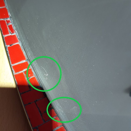 Image 1 of Mid - Century design mosaic mirror, Berthold Müller, 1950s