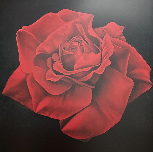 Franco Campana: "Red Rose". Beautiful colors!