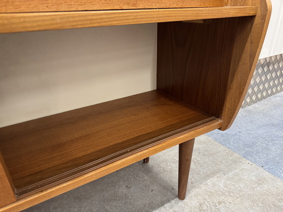 Image 1 of Iconic Teak Mid - Century Vintage Beverage Cabinet from the 1950s.