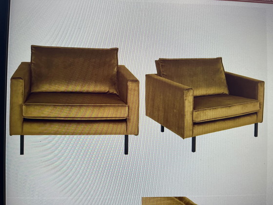 Image 1 of Sissy-boy velluto Loveseat okergeel 