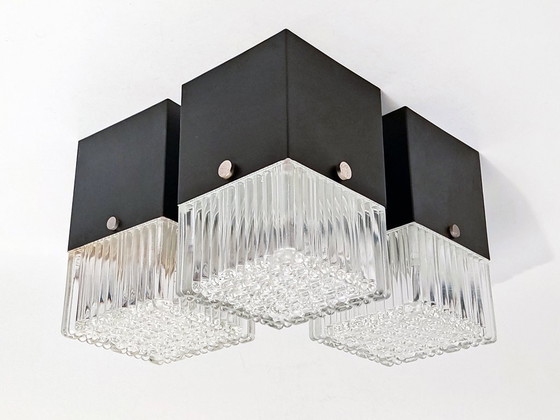 Image 1 of ceiling lights cube shape 60s/70s