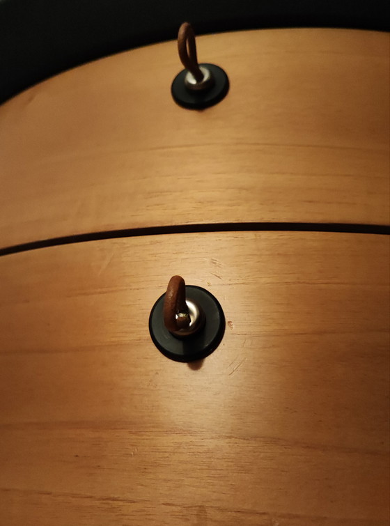 Image 1 of Pair of Postmodern Italian Nightstands by EmmeBi – 360° Rotating Drawers – 1980s