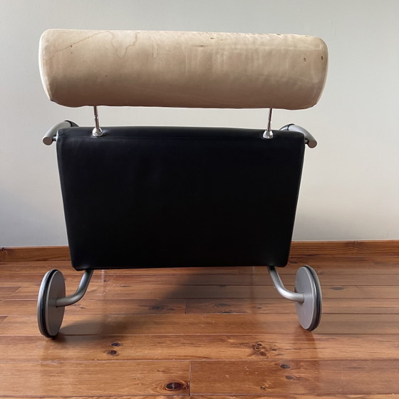Fauteuil Cor Zyklus de Peter Maly – Leather, Metal (photo 6 of 8)