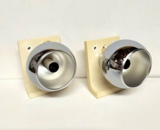 Image 1 of Small wall lights attributed to Reggiani, 1960s,set of two.