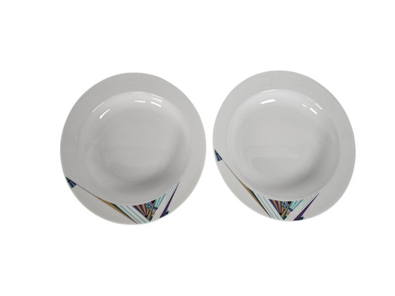 Image 1 of Seltmann Weiden Bavaria Germany - H - 6 plates - postmodern - Memphis style - 80s