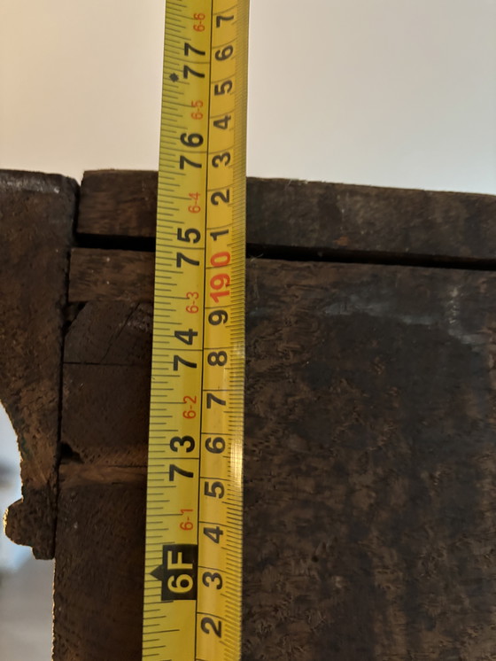 Image 1 of Antique solid blank oak wardrobe wall cabinet antique oak