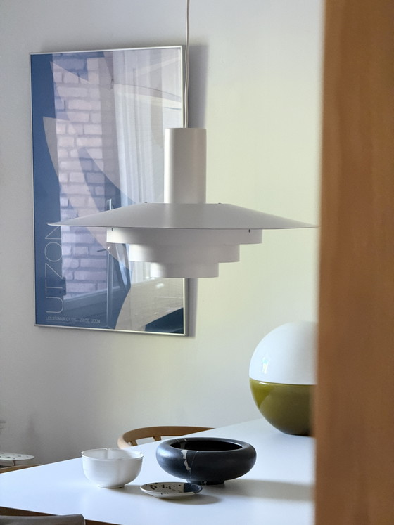 Image 1 of Lampe à suspension design danois Fog & Mørup modèle Karlebo pour Poulsen