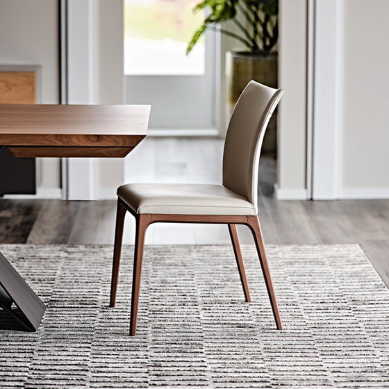 Image 1 of 6x Cattelan Italia Leather Dining Chairs - Arcadia