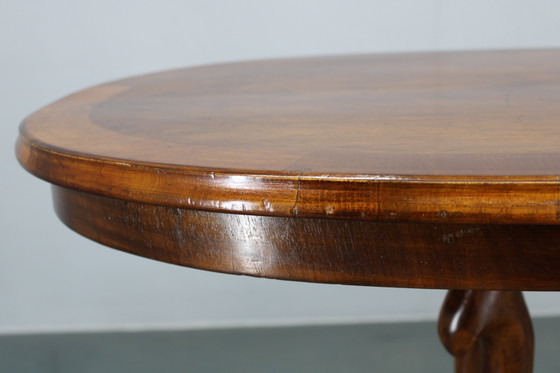 Image 1 of 1930s Bentwood Table with Walnut Top Finish, Czechoslovakia