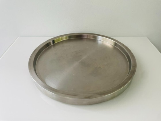 Image 1 of Bandeja/plato de servir de diseño de acero inoxidable
