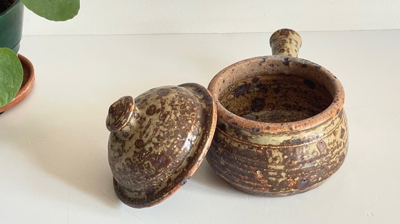 Image 1 of Pentola in gres pirite vintage