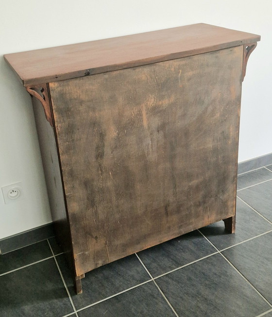 Image 1 of Mahoniehouten dressoir, gesigneerd Maple & Co - 19e eeuw