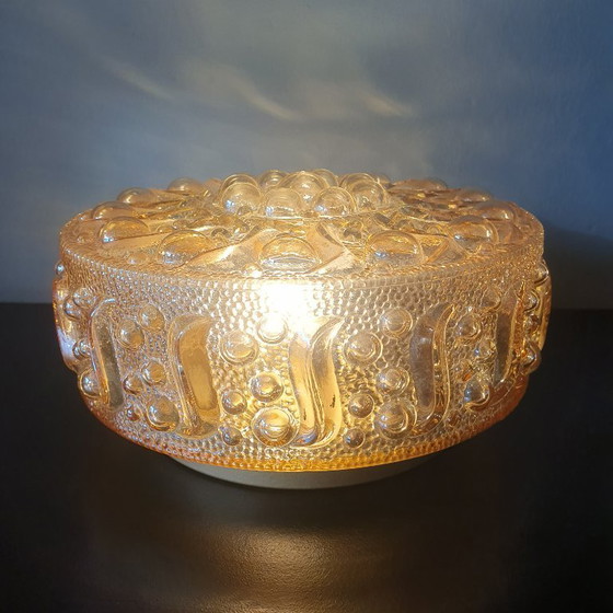 Image 1 of Applique/plafonnier vintage - Nacre - Glashütte Limbourg