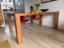 Table de salle à manger design More - modèle Stato - en merisier massif