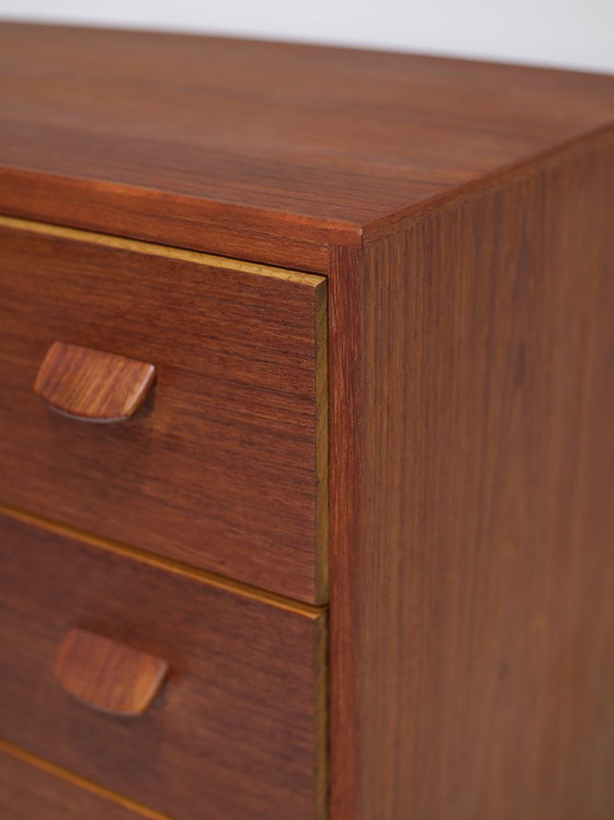 Image 1 of Poul Volther F17 tall chest of drawers teak Danish 1950s