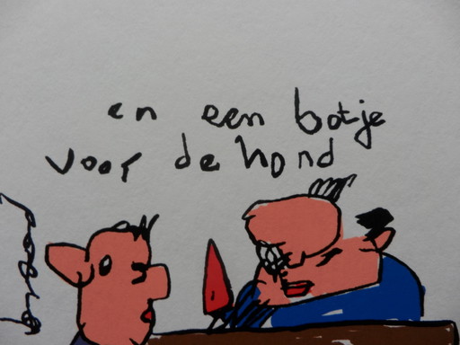 Herman Brood - Zeefdruk - Botje voor de Hond