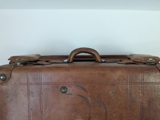 Image 1 of valise en cuir vintage